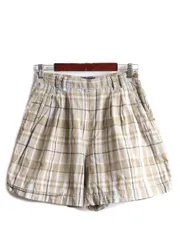 【お得なクーポン配布中!】 90s OLD GAP チェック キュロットパンツ S ショートパンツ ショーツ