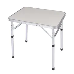【人気商品】キャンプ用 収納簡単 キャンプテーブル ローテーブル ハイキング コンパクト 折畳み 携帯便利 ビーチ 高さ調節可 軽量 ミニテーブル 幅60X奥行45X高さ56cm アウトドアテーブル ホワイト 折り畳みテーブル VECELO