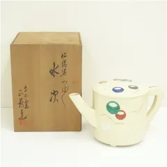 【茶道具】影山造　仁清飾壺（共箱） 茶道具】影山造 仁清飾壺（共箱） - メルカリ