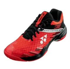 【新品】YONEX　バドミントンシューズ　パワークッション　カスケードアクセル　SHBCA1　レッド/ブラック