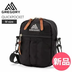 【新品】 グレゴリー GREGORY 2way ショルダーバッグ Mサイズ クイックポケット QUICK POCKET ショルダーポーチブラック 65459 1041 旅行 ナイロン ファッション [GRE-40]