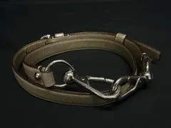 ■美品■ COACH コーチ レザー バッグ用 ショルダーストラップ ショルダーベルト 肩掛け レディース グレージュ系 BP0658