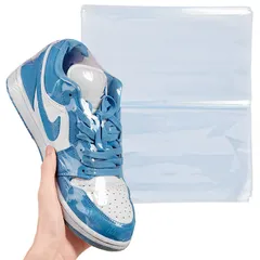 シュリンクフィルム スニーカーラップ PVC 熱収縮袋 雨用 使い捨て M250403-79
