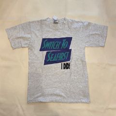 90s　usa　oneita　半袖　Tシャツ　アート　カレッジ　Y2K　【T-408】