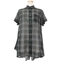月末セール】sacai サカイ 2020AW アシンメトリー ブラウス 白 黒