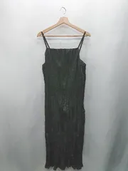 ◇ ⊂ CLOCHE クロシェ ロング ワンピース サイズ2 ブラック系 レディース E  【1410290071762】