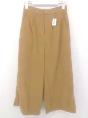 ◇ INGNI イング ウエストゴム タック ワイド パンツ サイズM キャメル系 レディース P  【1301240005749】