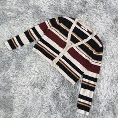 【archives】アルシーヴ  カーディガン【M】レトロ  カジュアル  レディース  マルチカラー 【送料無料】