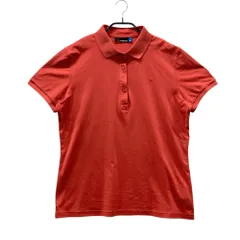 サイズ：XL J.LINDEBERG ジェイリンドバーグ  半袖ポロシャツ  レッド系 [240101535993] ゴルフウェア レディース ストスト