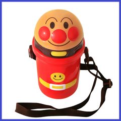 アンパンマン ストロー付 ダイカット 水筒 400ml (新型)
