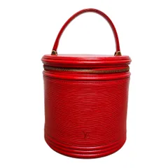 LOUIS VUITTON ルイ・ヴィトン エピ カンヌ バニティ バッグ ハンド バッグ M48037 F レッド