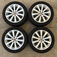 スバル 17インチアルミホイール（ヨコハマ 215/50R17タイヤ付き） ヨコハマタイヤ 4本 スバル レヴォーグ 新品スタッドレスタイヤ