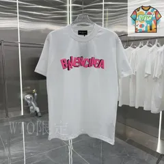 【今日特価】BALENCIAGA 2025 Flock Print T シャツ
