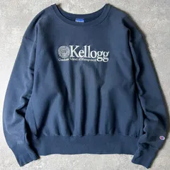 00s Champion カレッジ 刺繍 リバースウィーブ スウェット トレーナー XL / 00年代 メキシコ製 オールド チャンピオン ネイビー 紺