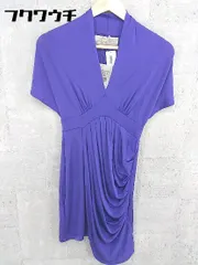 ◇ ●未使用● ◎ zara collection タグ付 半袖 チュニック サイズM パープル レディース 【中古】 【1002800493784】