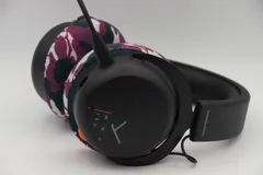 beyerdynamic MMX 150 のイヤーパッドの保護・修理に mimimamo スーパーストレッチ・ヘッドホンカバー （サイズ：L、色：ボルドー、型番：MHC-002-CB）