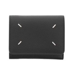 【極上品】 Maison Margiela （ﾒｿﾞﾝﾏﾙｼﾞｪﾗ） 三つ折り財布 財布 三つ折り財布(小銭入有)  Black SA3UI0017 unused:S