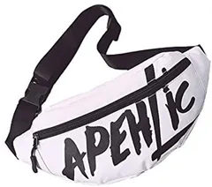 Lapensée バッグ バック ボディ ボディー ショルダー 斜め掛け 斜めがけ ななめ掛け ナナメガケ ウエスト ワン メンズ レディース(白)