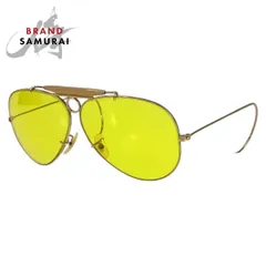 Ray-Ban レイバン ヴィンテージ ボシュロム アビエーター ゴールド イエロー メタル サングラス 男女兼用 メンズ 500262【中古】