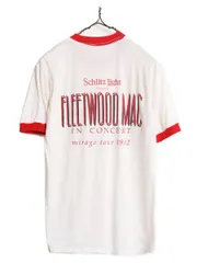 【お得なクーポン配布中!】 80s フリートウッドマック ツアー プリント リンガー Tシャツ メンズ S 程 80年代 ヴィンテージ Fleetwood Mac オフィシャル ロック バンドのサムネイル