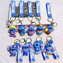 ［単品］ディズニー リロ&スティッチ サマーver キャラクターマスコット キーホルダー ストラップ 全9種類