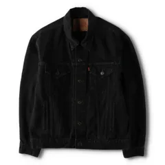 古着 90年代 リーバイス Levi's 70503-02 ブラック デニムジャケット Gジャン メンズL相当 ヴィンテージ/evb010006