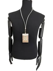 コーチ COACH ネック ストラップ付き ID パス カード ケース レザー