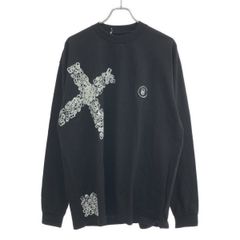 COMME des GARCONS×ANTI PULL TAB コムデギャルソン×アンチ プルタブ 23AW Graphic Print L/S T-Shirt グラフィックプリントロングスリーブカットソー QL-T005 ブラック XL