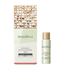 マキアージュ ドラマティックスキンセンサーベース NEO ミント (増量セット) 25mL+8mL増量 SPF50+ ・ PA++++ | 化粧下地 | リキッド状 | 無香料 | オンライン限定 化粧持ち テカり 紫外線カット 毛穴補正 トーンアップ |