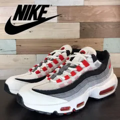 箱あり NIKE AIR MAX 95 ナイキ エア マックス 95 クイック ストライク ホワイト ブラック レッド 26.5cm U10945 DH9792-100