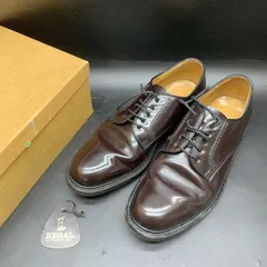 REGAL リーガル 25.5? 革靴 ビジネスシューズ プレーントゥ BR ブラウン 茶色 本革 REGAL メンズシューズドレスシューズ
