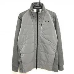 【超美品】オークリー 中綿ジャケット 杢グレー 前身ごろ中綿  メンズ XL ゴルフウェア 2023年モデル Oakley