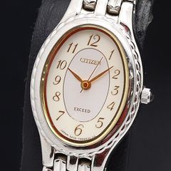 CITIZEN】 EXCEED シェル文字盤 レディース 稼働品 - メルカリ