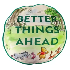 【中古】クッション・抱き枕・本体 集合 プレミアムラウンドクッション 「くまのプーさん」 ラウンドワン限定