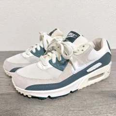 NIKE エアマックス90 FZ5163-133 スニーカー 23.5cm ビンテージグリーン ライトグレー×深緑