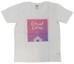 【中古】Tシャツ(男性アイドル) SEVENTEEN Tシャツ ホワイト Mサイズ 「SEVENTEEN JAPAN OFFICIAL FANCLUB MEETING ’CARAT CAMP’」