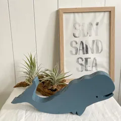 最終値下げ！壁掛けクジラの尾びれオブジェ鯨レストラン