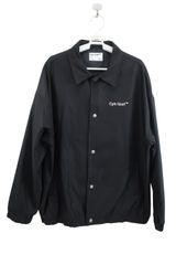 【美品】Cph/Golf(キャプテンズヘルムゴルフ) コーチジャケット 黒 メンズ フリーサイズ CHG21-SS-J02 ゴルフ用品 2504-0641 中古