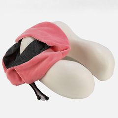 U型まくら 携帯枕 トラベルピロー 首枕 飛行機 ネックピロー 低反発 U型まくら クッション オフィス 夜行深夜バス 防災グッズ 旅行 快適グ