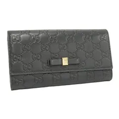 未使用に近い✨グッチ　長財布　ラウンドファスナー　レザー　リボン 楽天市場】【中古】GUCCI ラウンドファスナー長財布 リボン