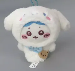 【中古】キーホルダー ハチワレ×シナモロール マスコットホルダー 「ちいかわ なんか小さくてかわいいやつ×サンリオキャラクターズ」