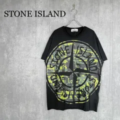 『ストーンアイランド 』(XL) フロントプリント Tシャツ