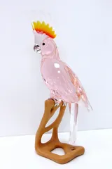 221756】SWAROVSKI スワロフスキー Cockatoo Cockatoo Red オウム