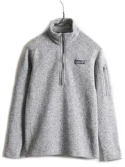  パタゴニア ベターセーター 1/4 ジップネック XS フリース ジャケット 灰
