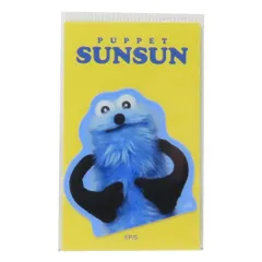 【メール便】パペットスンスン ビニールシール ダイカットミニステッカー ポーズ PUPPET SUNSUN ゼネラルステッカー 耐水耐光 デコステッカー キャラクター グッズ 