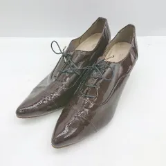 ◇ Θ Letalon パンプス サイズ24.5 ブラウン レディース E  【1410290006719】