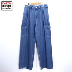00s UniversalThread 2タック カーゴ デニムパンツ レディース XLサイズ相当 ビッグサイズ オーバーサイズ