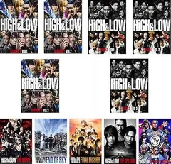 【中古】 HiGH＆LOW（6巻セット）SEASON1、SEASON2 [レンタル落ち] [DVD] HiGH&LOWハイアンドロー シーズン1 + シーズン2 全6巻 DVD