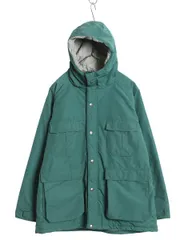 【お得なクーポン配布中!】 80s USA製 エルエルビーン 中綿 ナイロン マウンテンパーカー ジャケット レディース L メンズ S 程/ ヴィンテージ フルジップ 無地 マンパ