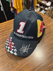 Red Bull レッドブル F1 セバスチャン・ベッテル 1番 レーシングキャップ ベースボールキャップ ネイビー 表示サイズ57cm 調整可能 A-510